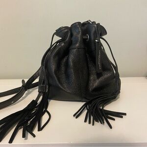 Black American Eagle Bucket Bag